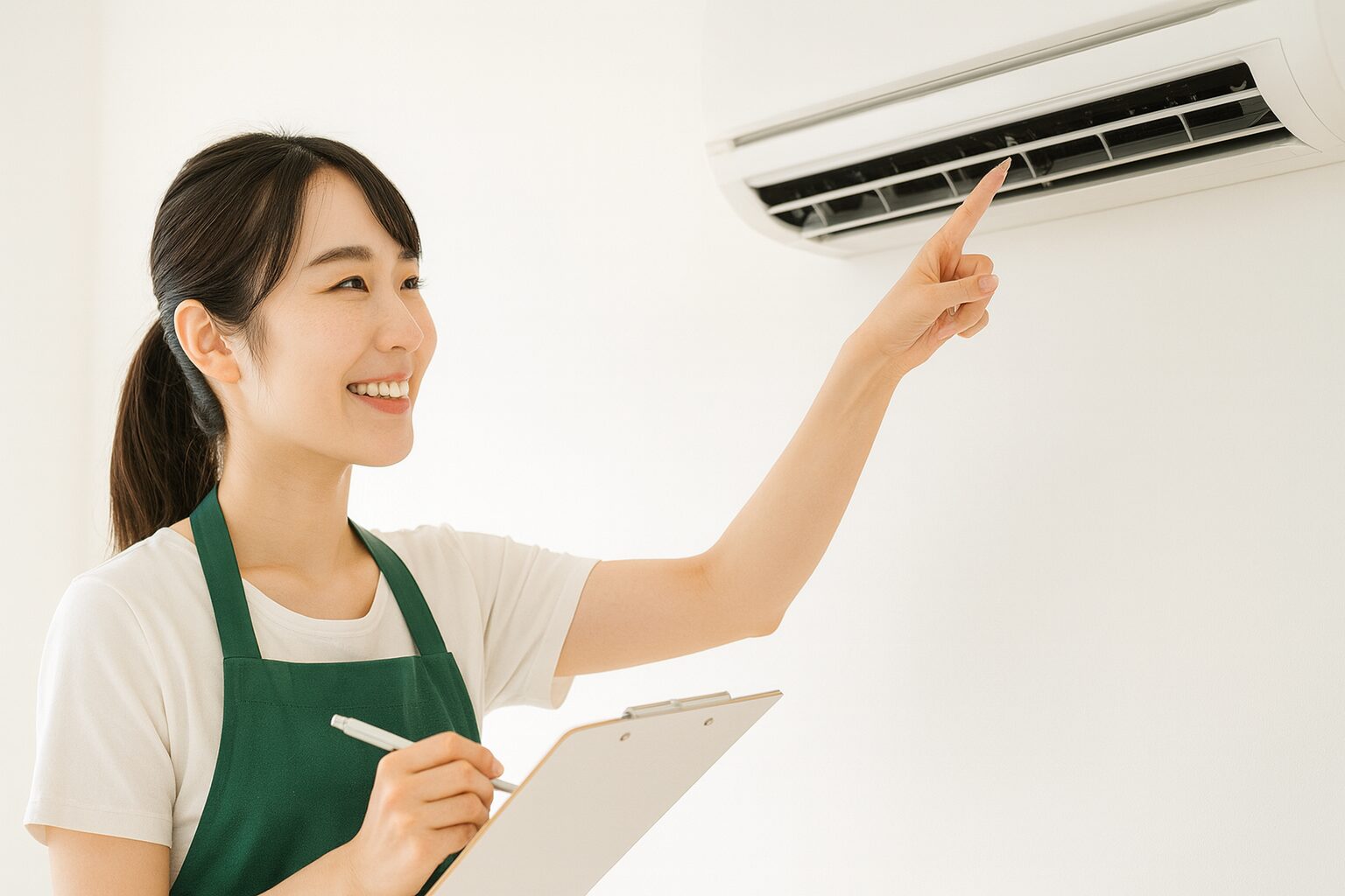 エアコンルーバー掃除
